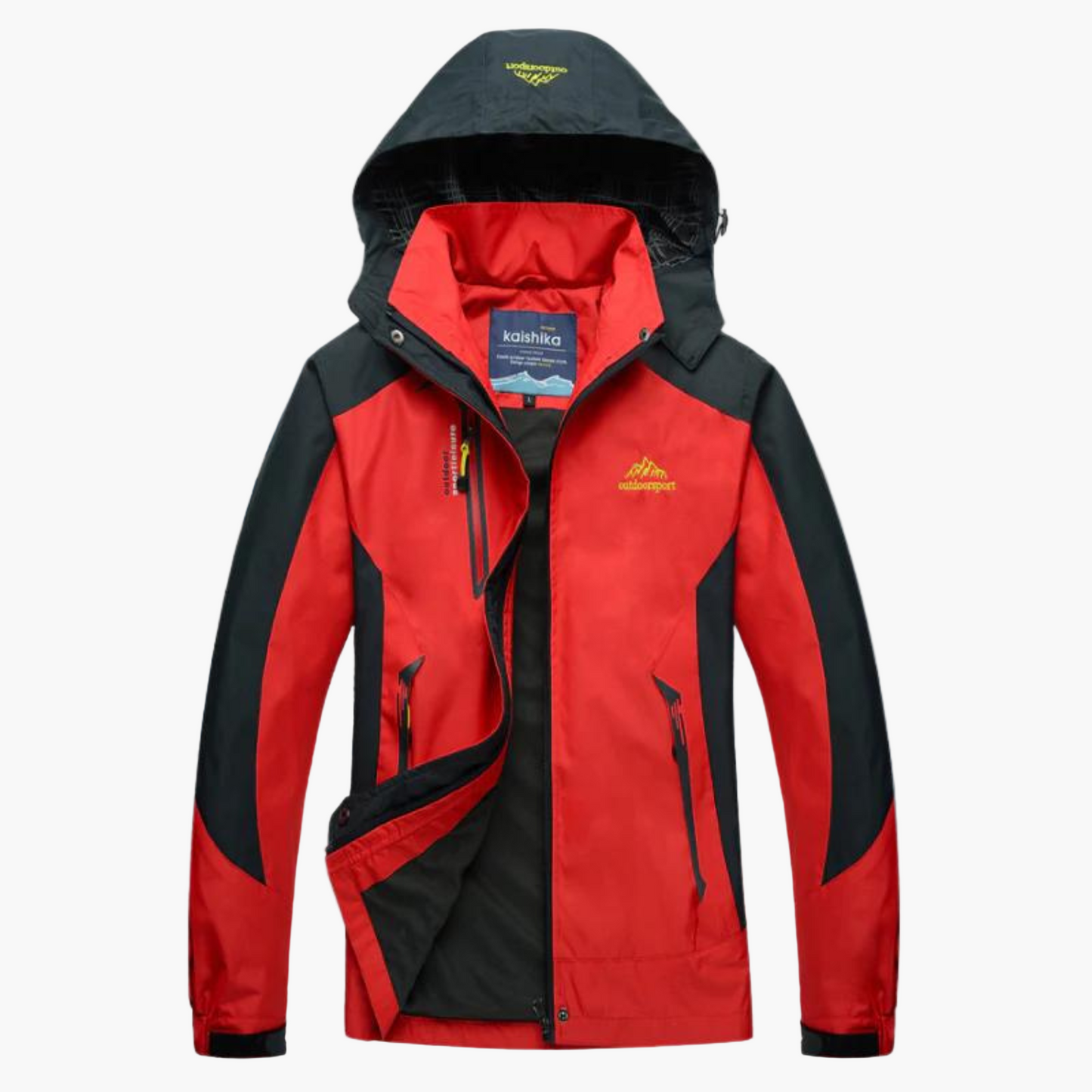 Women's Outdoor Performance Jacket with Hood – Waterproof Windbreaker for Hiking and Camping