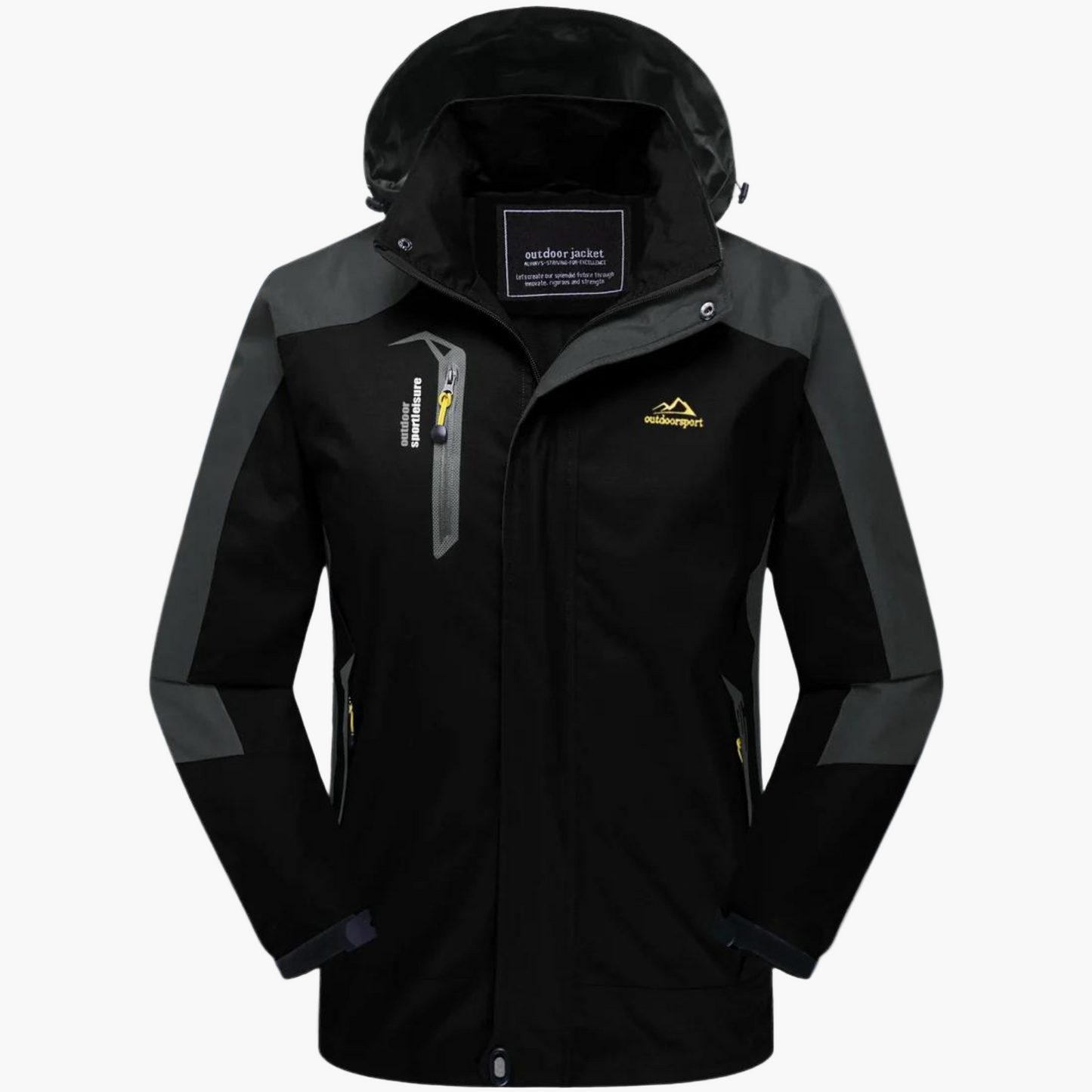 Women's Outdoor Performance Jacket with Hood – Waterproof Windbreaker for Hiking and Camping