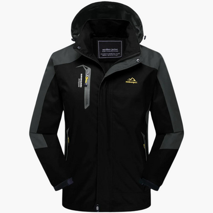 Women's Outdoor Performance Jacket with Hood – Waterproof Windbreaker for Hiking and Camping