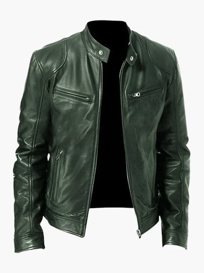Men's Urban Biker Style Moto Jacket – Classic Casual Outerwear for Everyday Use