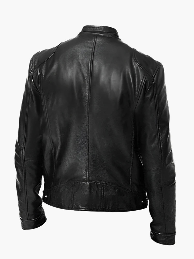 Men's Urban Biker Style Moto Jacket – Classic Casual Outerwear for Everyday Use