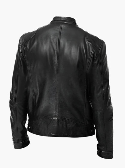 Men's Urban Biker Style Moto Jacket – Classic Casual Outerwear for Everyday Use