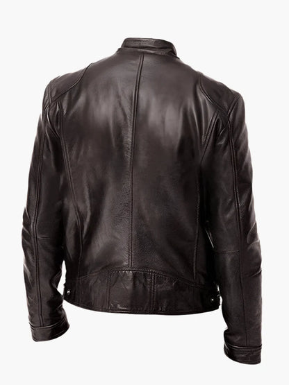 Men's Urban Biker Style Moto Jacket – Classic Casual Outerwear for Everyday Use