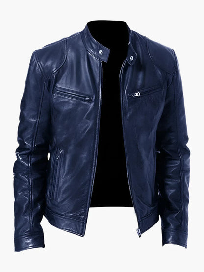 Men's Urban Biker Style Moto Jacket – Classic Casual Outerwear for Everyday Use