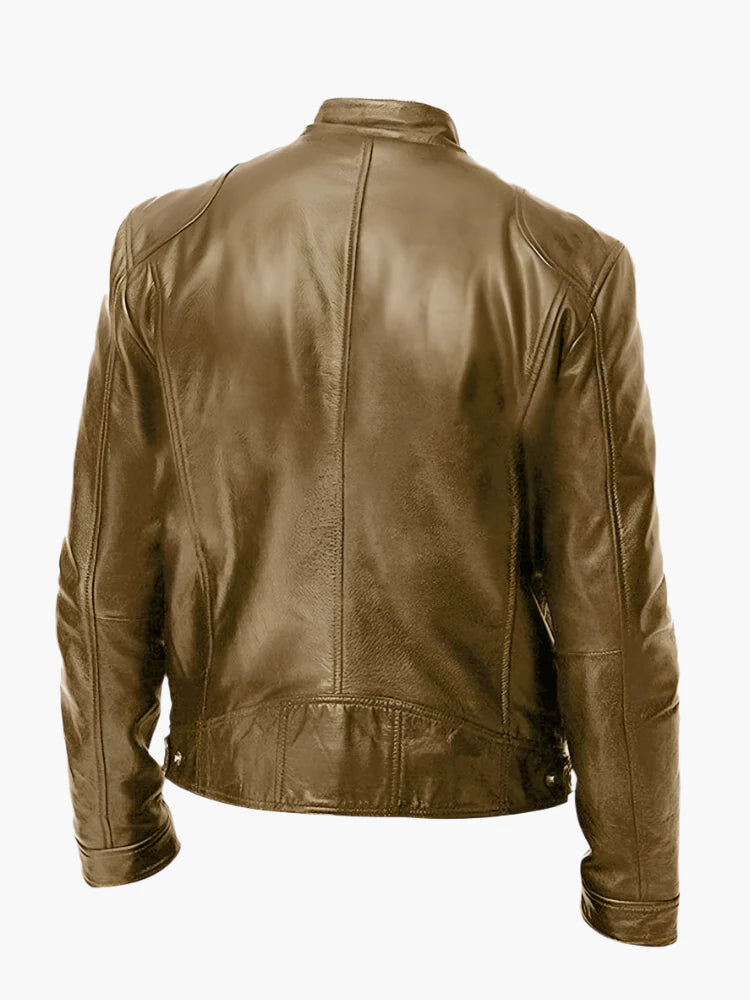 Men's Urban Biker Style Moto Jacket – Classic Casual Outerwear for Everyday Use
