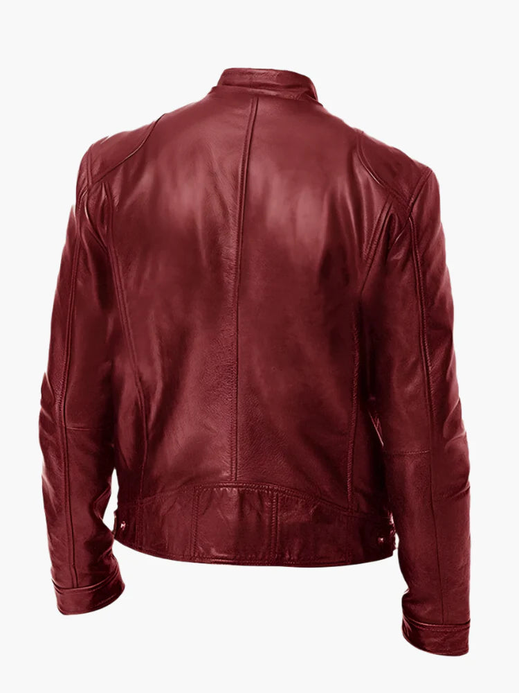 Men's Urban Biker Style Moto Jacket – Classic Casual Outerwear for Everyday Use