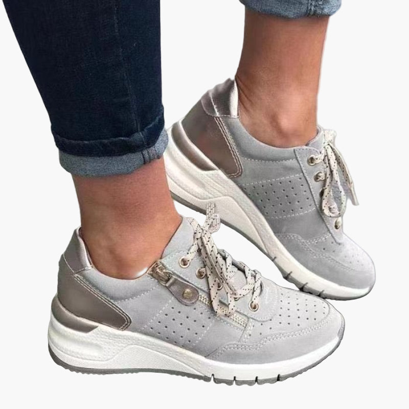 Women's Orthopedic Comfort Sneakers - Supportive Casual Walking Shoes