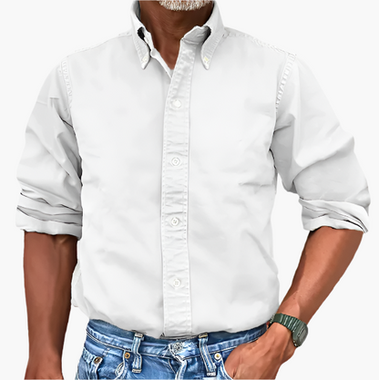 Men's Classic Button-Down Shirt – Timeless Style for Work and Casual Wear