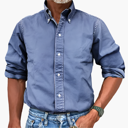 Men's Classic Button-Down Shirt – Timeless Style for Work and Casual Wear