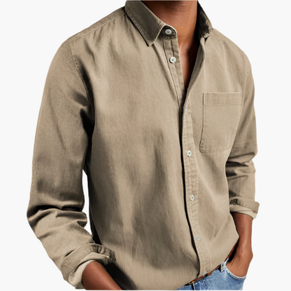 Men's Classic Button-Down Casual Shirt – Modern Everyday Style