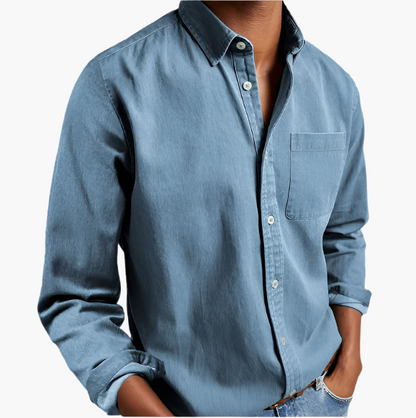 Men's Classic Button-Down Casual Shirt – Modern Everyday Style