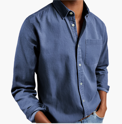 Men's Classic Button-Down Casual Shirt – Modern Everyday Style