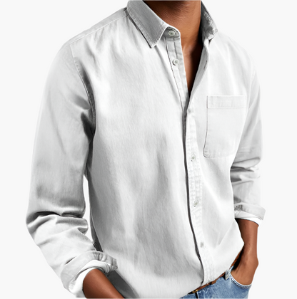 Men's Classic Button-Down Casual Shirt – Modern Everyday Style