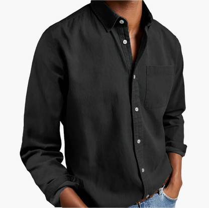 Men's Classic Button-Down Casual Shirt – Modern Everyday Style