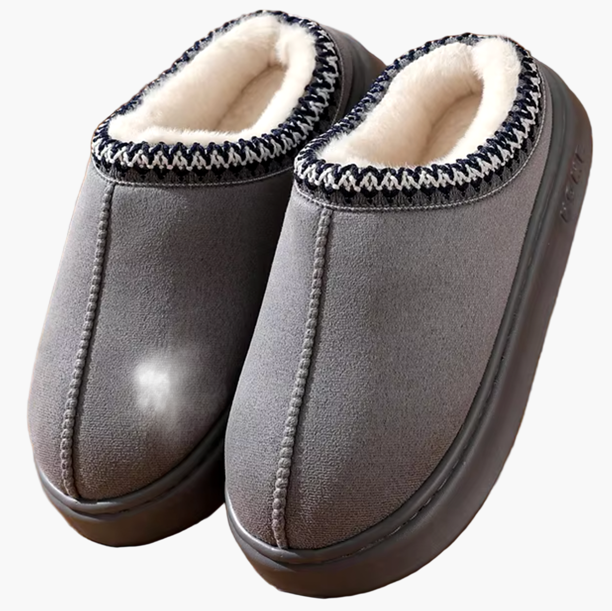 Men's Cozy Slip-On House Slippers Warm Indoor Comfort Shoes