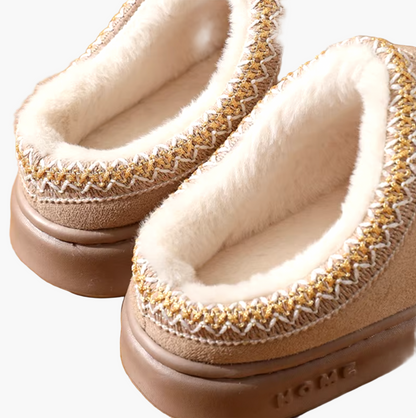 Men's Cozy Slip-On House Slippers Warm Indoor Comfort Shoes