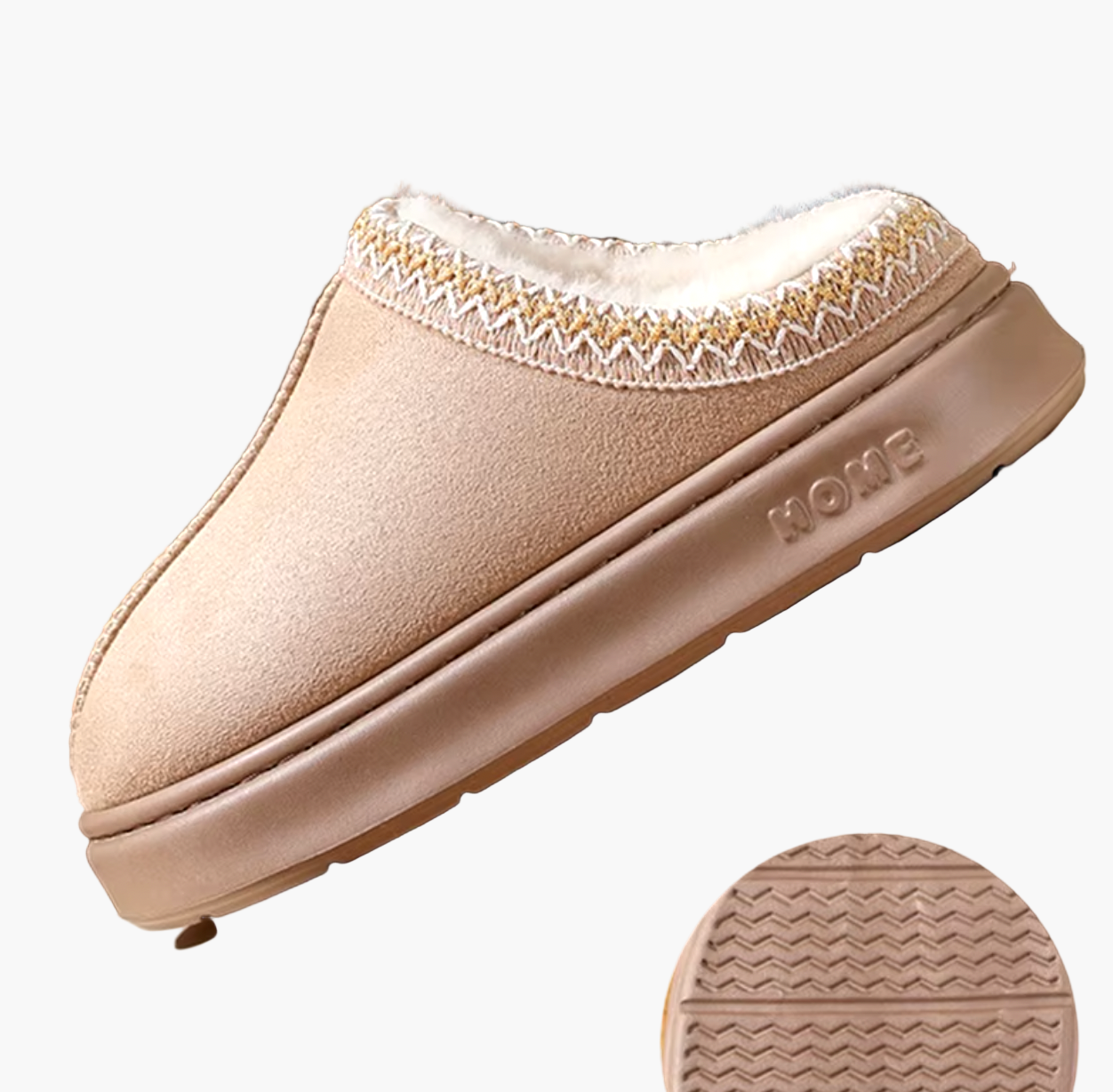 Men's Cozy Slip-On House Slippers Warm Indoor Comfort Shoes