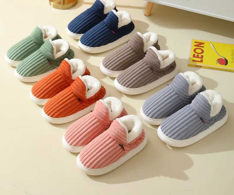 Women's Cozy Winter Indoor Slippers Plush House Shoes