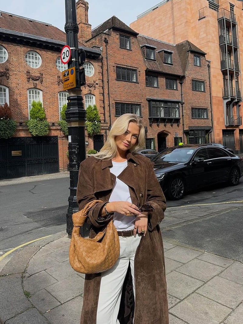 Women's Classic Longline Trenchcoat with Belt – Timeless Elegant Style for Everyday and Special Occasions