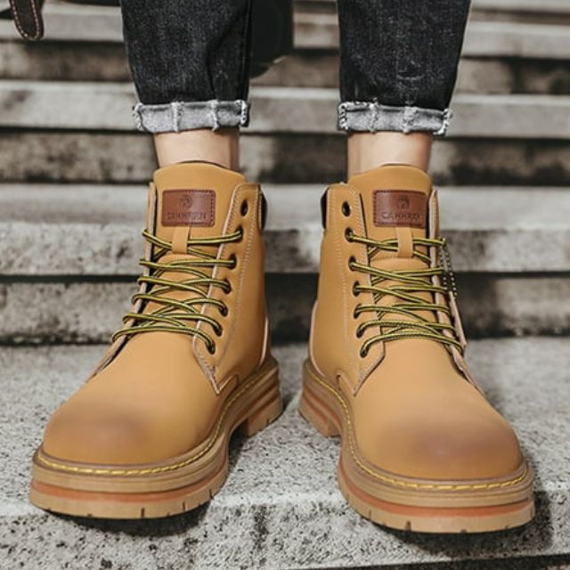 Men's Outdoor Combat Boots – Rugged Lace-Up Work and Adventure Style