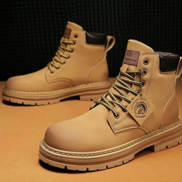 Men's Outdoor Combat Boots – Rugged Lace-Up Work and Adventure Style