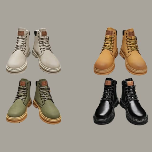 Men's Outdoor Combat Boots – Rugged Lace-Up Work and Adventure Style