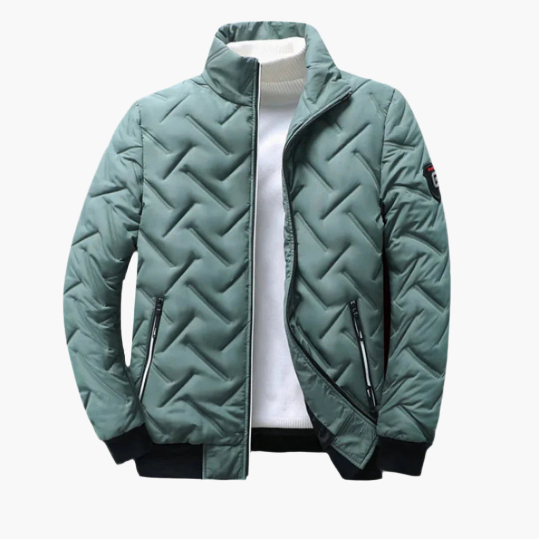 Men's Quilted Puffer Jacket – Stylish Warm Everyday Outerwear
