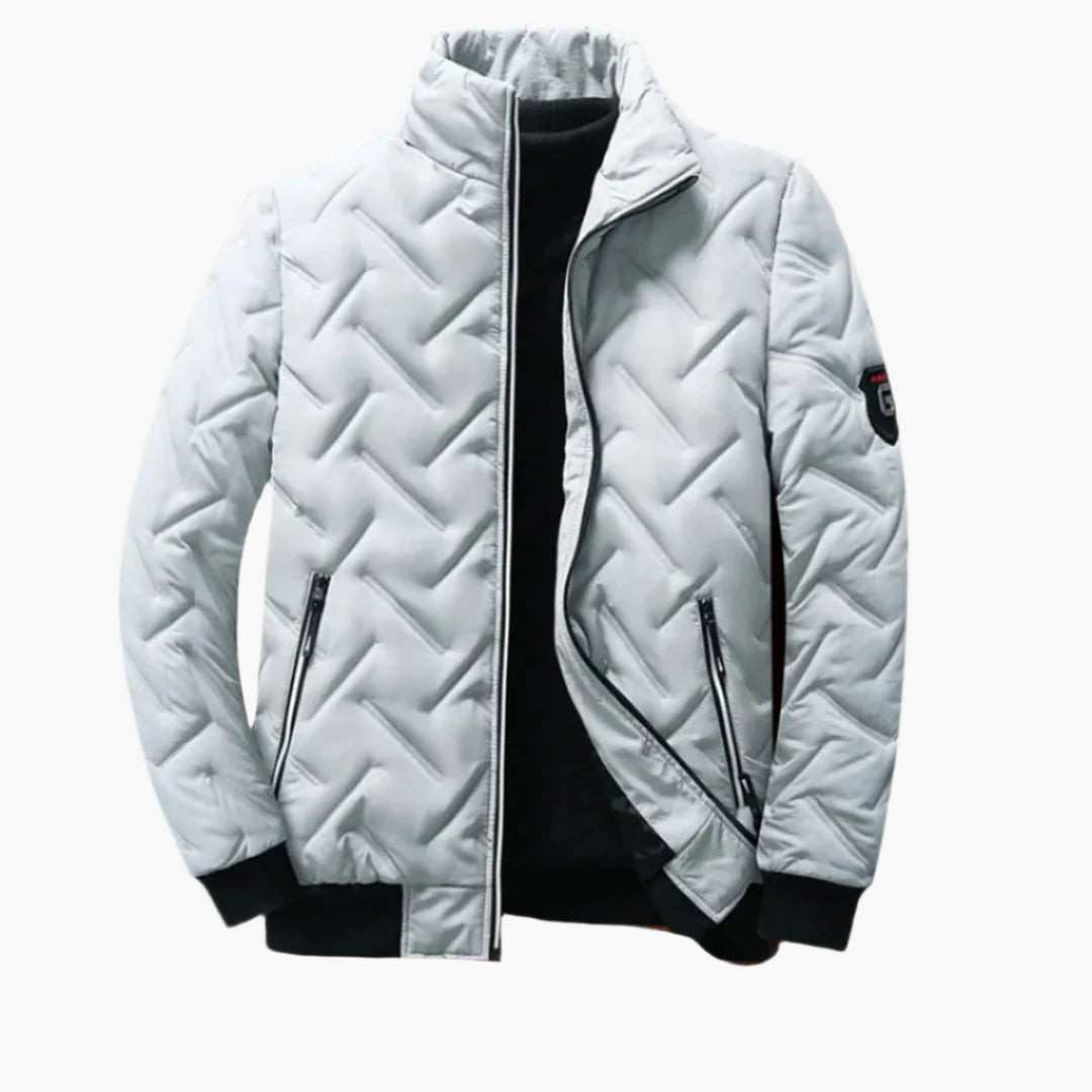 Men's Quilted Puffer Jacket – Stylish Warm Everyday Outerwear