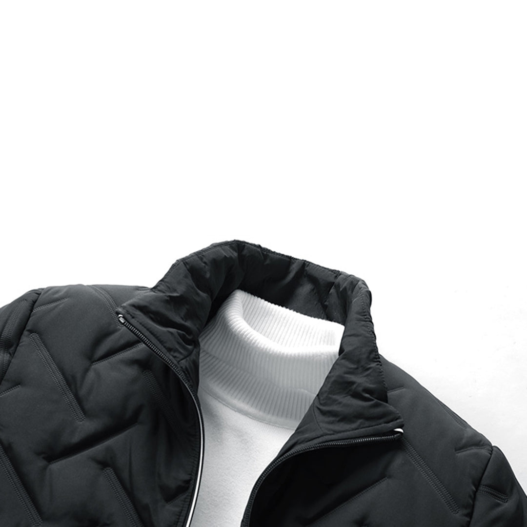 Men's Quilted Puffer Jacket – Stylish Warm Everyday Outerwear