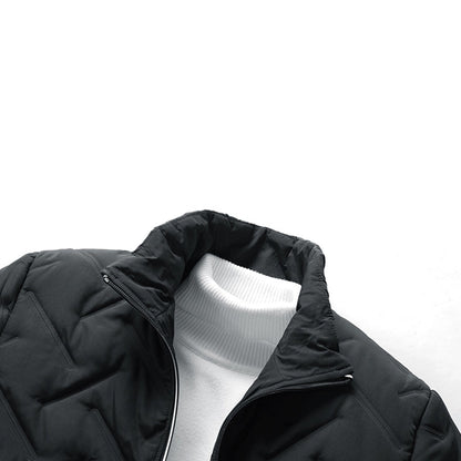 Men's Quilted Puffer Jacket – Stylish Warm Everyday Outerwear