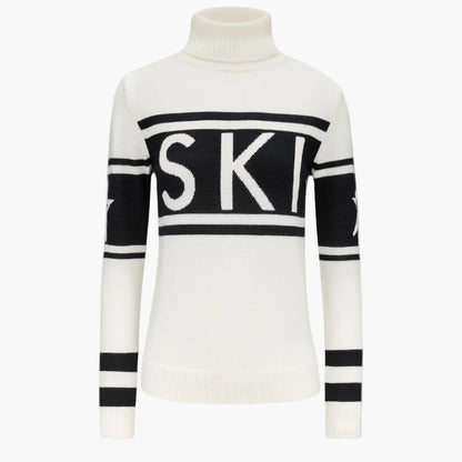 Women's Ski Turtleneck Sweater – Winter Alpine Style, Sporty Statement, Après-Ski Essential