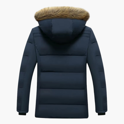 Men's Winter Parka with Faux Fur Hood – Urban Outdoor Puffer Jacket