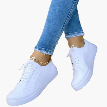 Women's Orthopedic Lace-Up Casual Sneakers – Everyday Comfort & Support