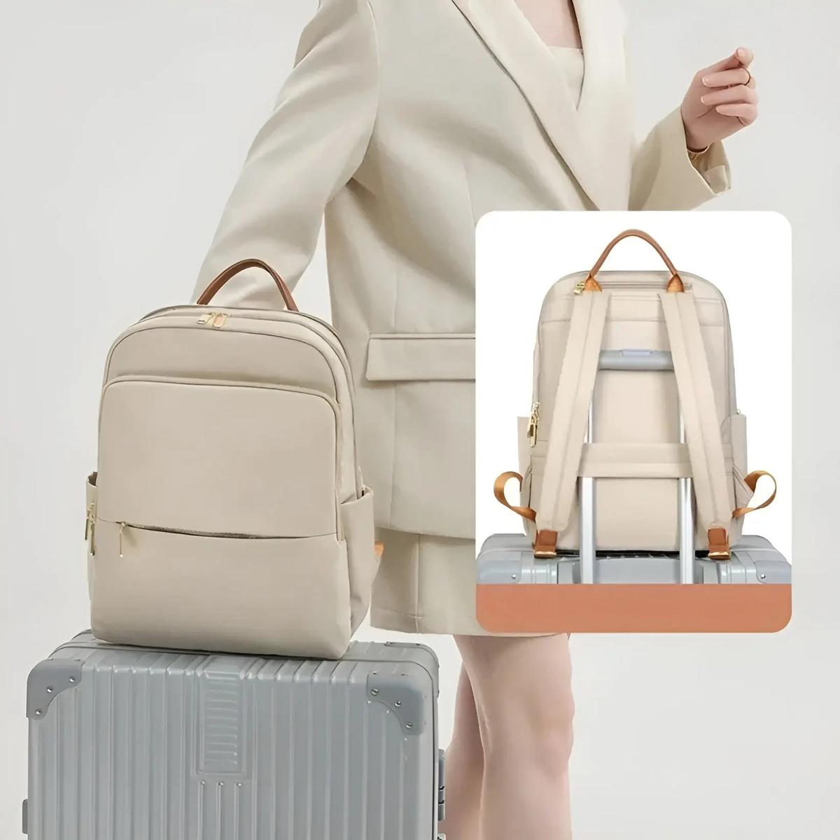 Women's Minimalist Everyday Backpack – Stylish & Versatile for Work, University, and Travel