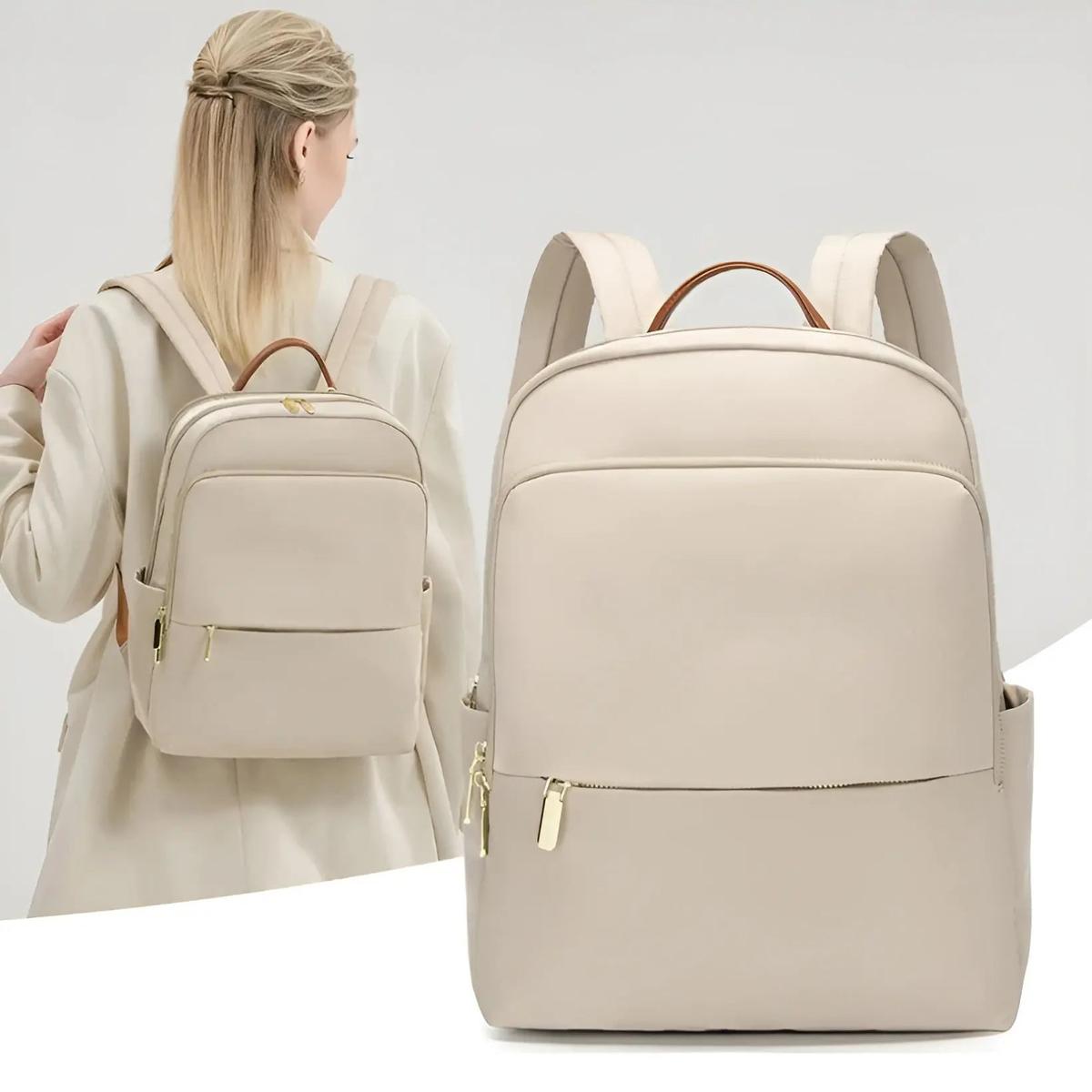 Women's Minimalist Everyday Backpack – Stylish & Versatile for Work, University, and Travel