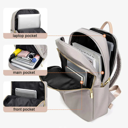 Women's Minimalist Everyday Backpack – Stylish & Versatile for Work, University, and Travel