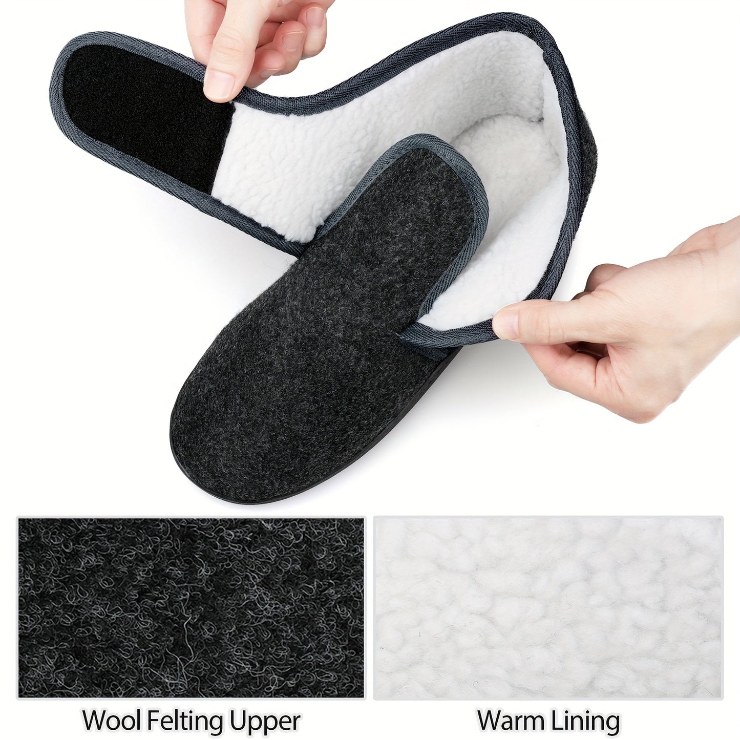Men's Vintage Style House Slippers with Adjustable Strap for Comfort and Everyday Relaxation