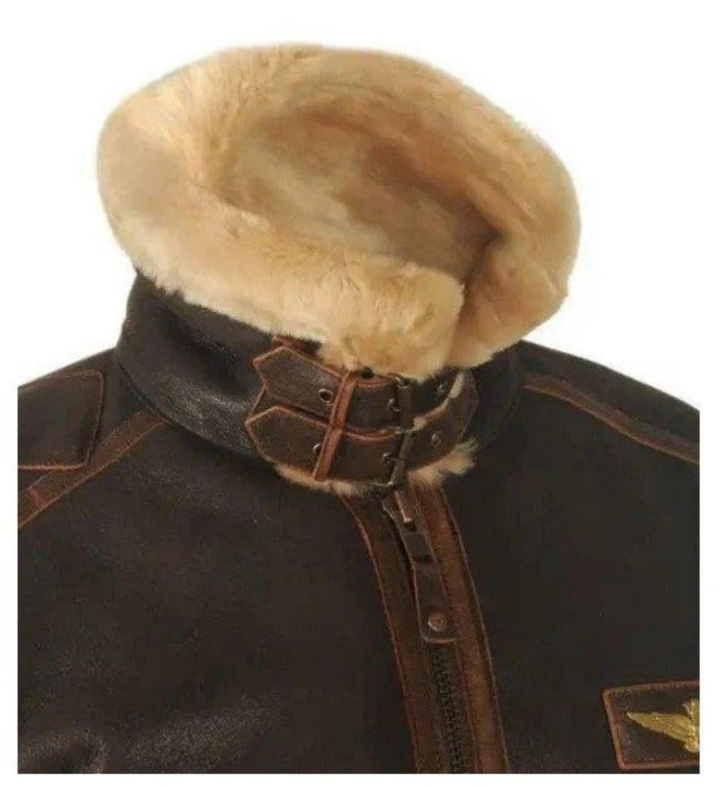 Men's Vintage Pilot Style Aviator Winter Jacket – Classic Casual Outerwear