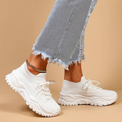 Women's Chunky Fashion Sneakers – Trendy Everyday Walking Shoes