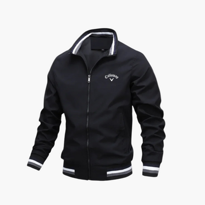 Men's Golf Windbreaker Jacket – Sporty Lightweight Windproof Casual Outerwear