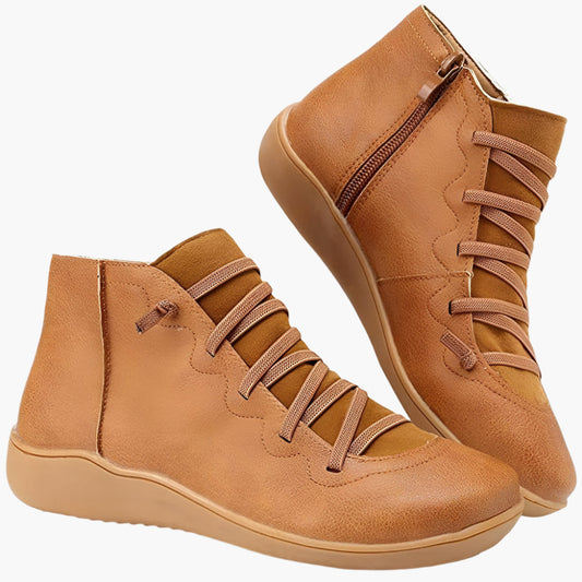 Women's Orthopedic Casual Walking Ankle Boots – Fashionable Supportive Everyday Shoes