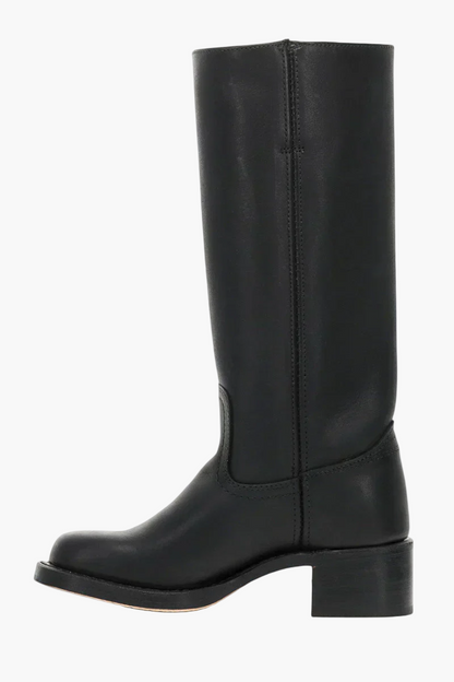 Women's Classic Block Heel Knee-High Boots for Everyday and Office Style
