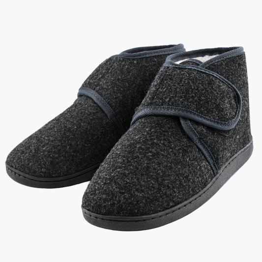 Men's Vintage Style House Slippers with Adjustable Strap for Comfort and Everyday Relaxation