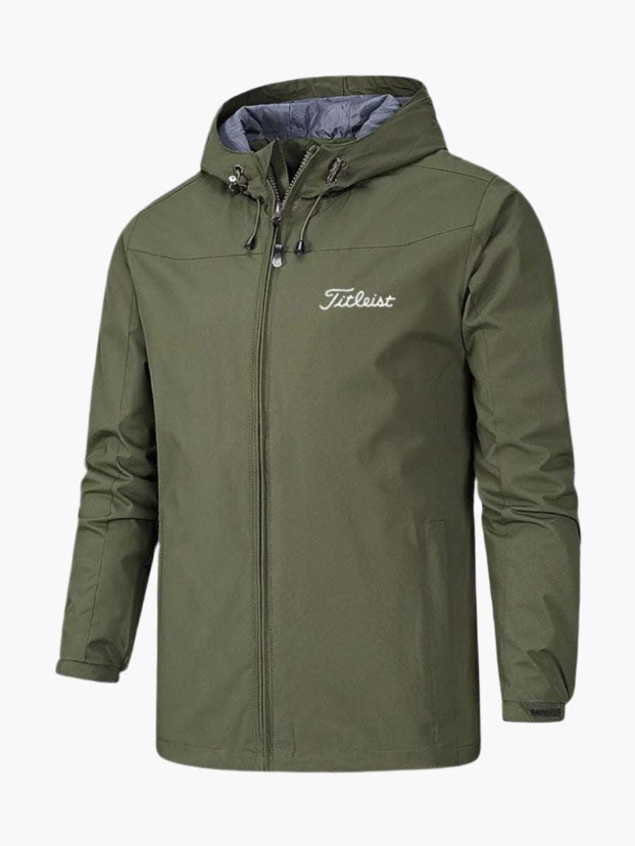 Men's Golf Rain Jacket – Waterproof Windbreaker for Sport and Outdoor
