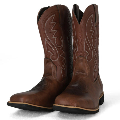 Men's Classic Western Cowboy Boots for Everyday and Outdoor Use