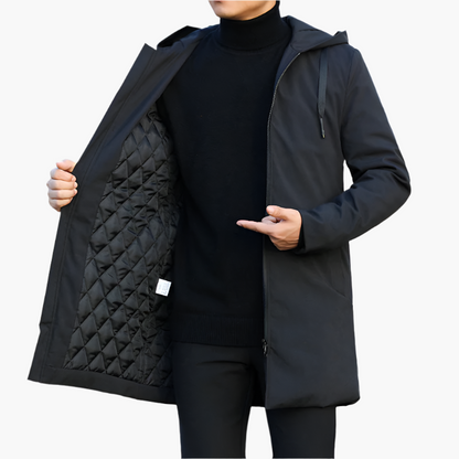 Men's Hooded Winter Parka – Stylish Outdoor Windproof Jacket for Everyday and Urban Wear