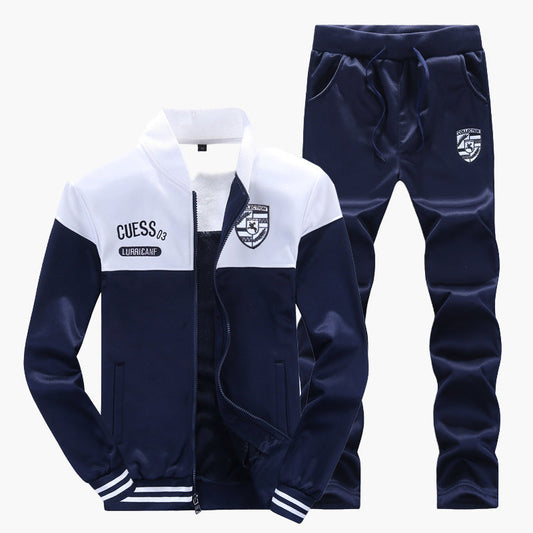 Men's Athletic Tracksuit Set Baseball Style Sportswear Outfit