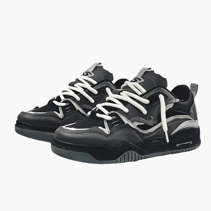 Men's Streetwear Casual Sneakers with Bold Design and Comfort for Everyday and Sport
