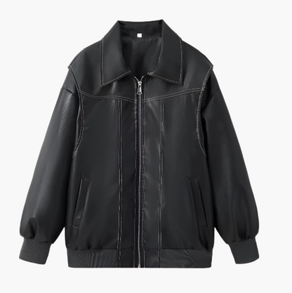 Women's Oversized Bomber Jacket Streetwear Style for Casual and Urban Outfits