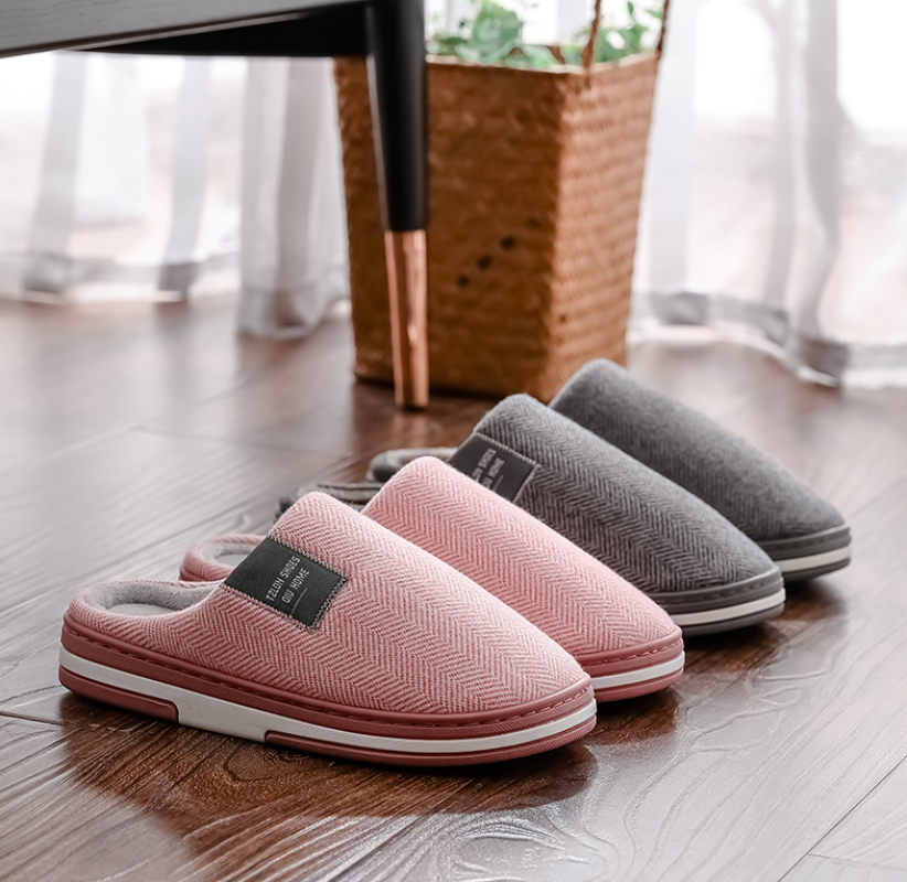 Men's Cozy Indoor Slippers for Home and Office – Slip-On House Shoes with Plush Lining and Non-Slip Sole